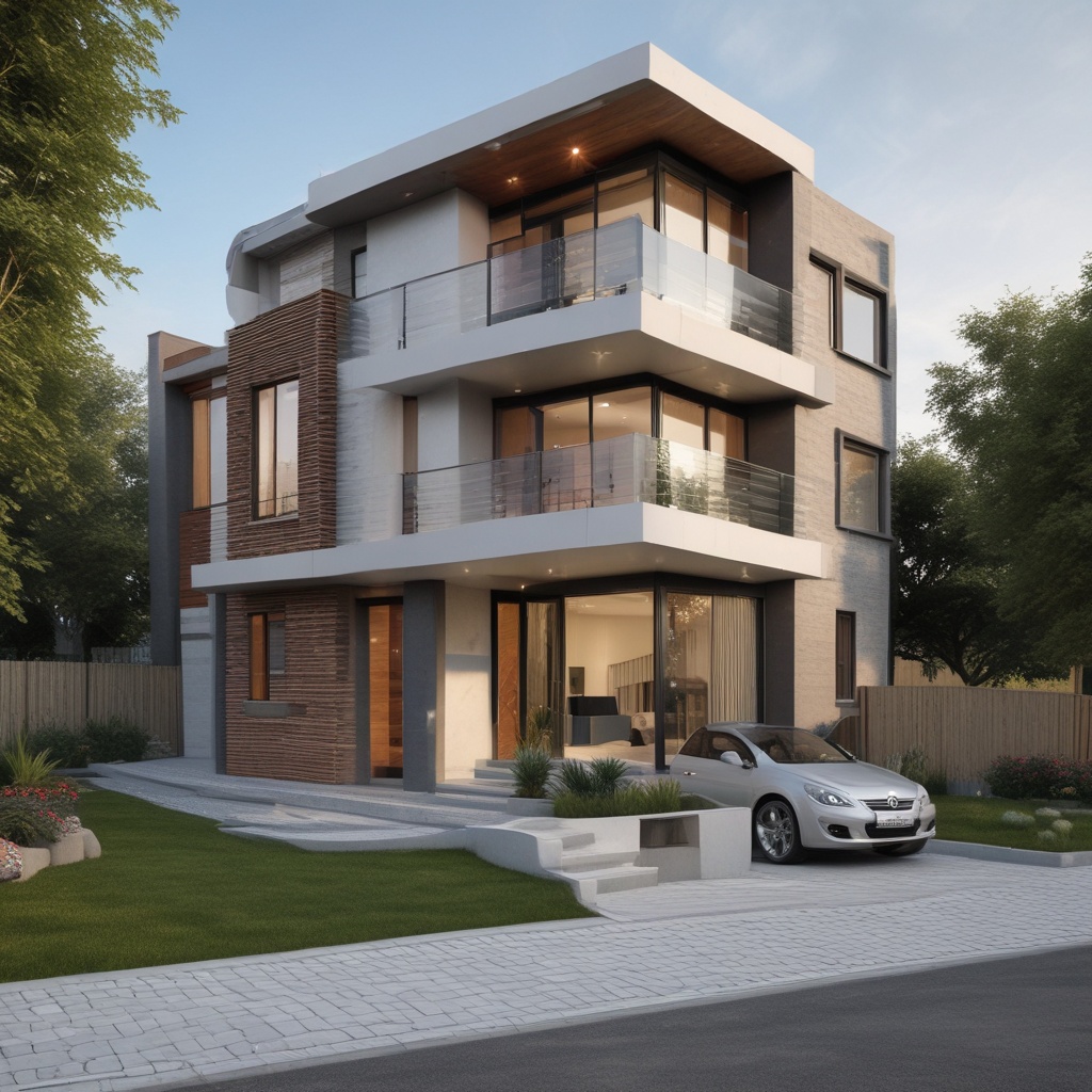 Modern architectural design featuring Contemporary first floor design
